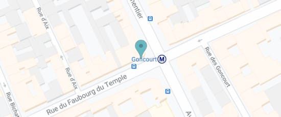 Métro Goncourt Sortie 2, 75010