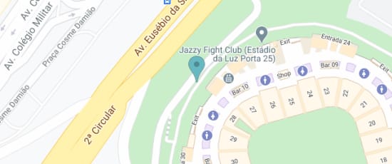 Avenida Eusébio da Silva Ferreira, 
Estádio Sport Lisboa e Benfica, Porta 25A, 1500-333
