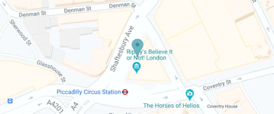 1 Piccadilly Circus, W1J 0DA
