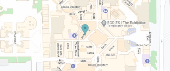 Casino at Luxor Las Vegas, 3900 Las Vegas Blvd S, Las Vegas, 89119