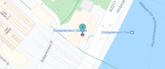 Embankment Pier Exit, Charing Cross, WC2N 6PA