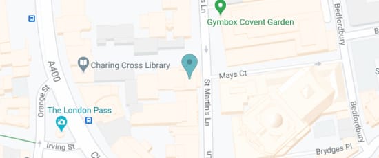 St Martin's Ln, Charing Cross, WC2N 4BG