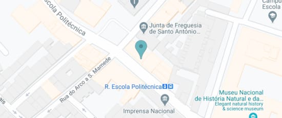 Rua da Escola Politécnica 90, 1250-102