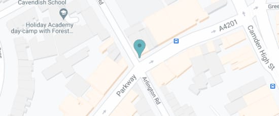 Intersection of Parkway and Arlington Road
Camden Town, NW1 7AA
