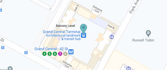 Grand Central Terminal
89 E 42nd St, 10017