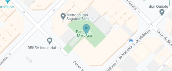 Parc de la Myrurgia, Carrer de Nàpols,
244, 08013 Barcelona, 08013