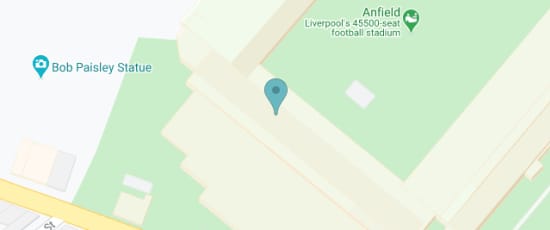 Stadium Tours Reception, Anfield,, L4 OTH