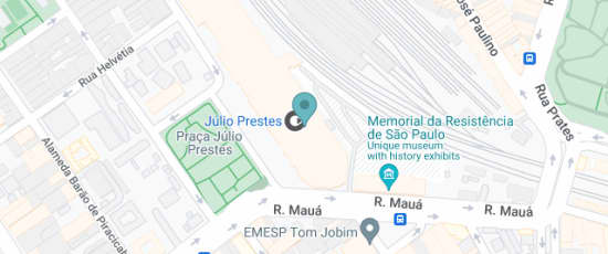 Praça Júlio Prestes, 16 - Campos Elíseos, São Paulo, 01218-020