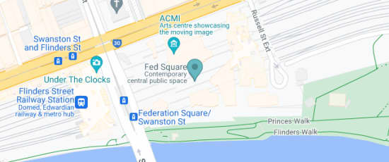 Swanston St & Flinders St, Melbourne, 3000