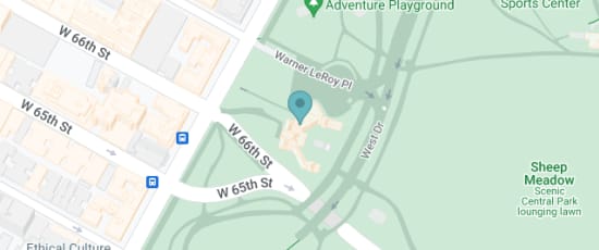 Central Park West and West 67th, Just inside the park about 50 yards from CPW, 10023