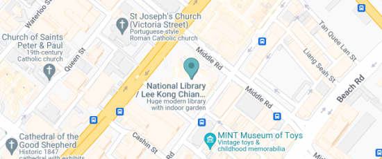 100 Victoria Street, #03-01 National Library / Lee Kong Chian Reference Library, 188064