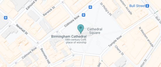 Cathedral Square, Colmore Row, Birmingham, B3 2QB