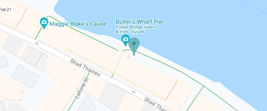 Butler's Wharf Pier, Shad Thames, SE1 2YE