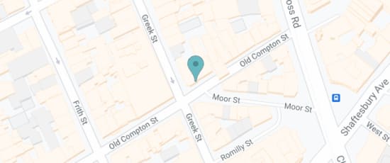 26 Greek St, London 
,, W1D 5DE