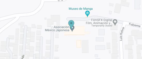 Asociación Mexico Japonesa
Calle Fujiyama 144,
Águilas, Álvaro Obregón, 01710