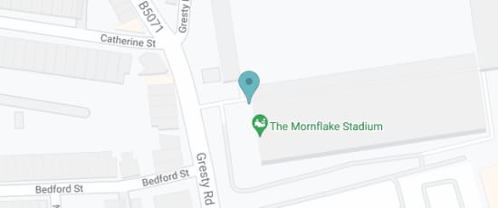 The Mornflake Stadium, Gresty Road, Crewe, CW2 6EB