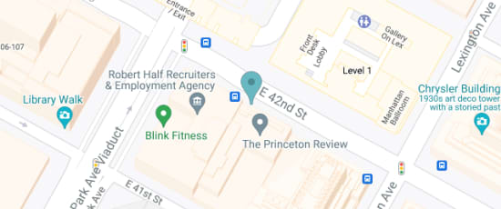 110 E 42nd St New York, 10017-5611