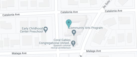 3010 De Soto Boulevard, Coral Gables, FL 33134 (directly across from the Biltmore Hotel), 33134
