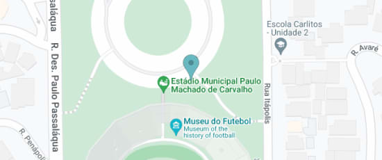Praça Charles Miller, s/n Pacaembu, São Paulo – SP, 01234-010