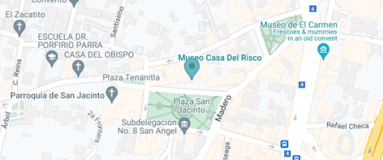 Plaza San Jacinto 5, San Ángel, Ciudad de México, 01000