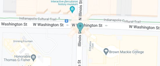 Circle Centre Mall 1 W Washington St, United States. Indianapolis. 46204, 46204