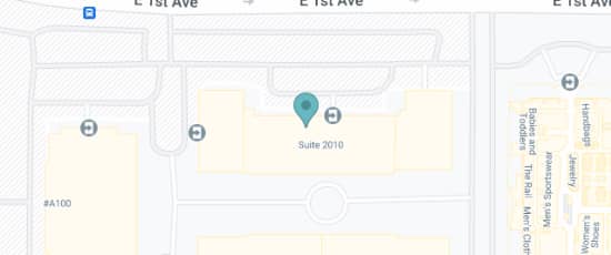 2500 East First Avenue; Cherry Creek West at 1st Ave and Clayton St; next door to Elway’s Restaurant, 80206
