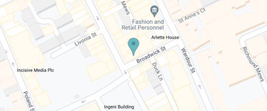 22 Berwick St, W1F 0QA