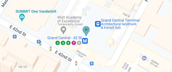 89 E 42nd St Grand Central Station Lower Level Dining Concourse, New York, NY 10017, United States, 10017