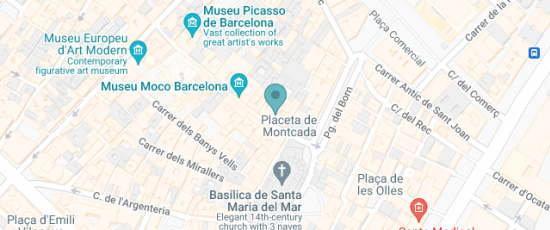 Placeta de Montcada, 1-3, Barcelona, 08003