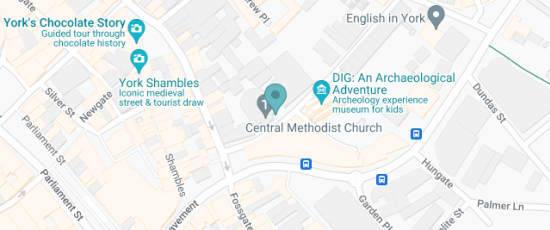 Central Methodist Church, St. Saviourgate, York, YO1 8NQ