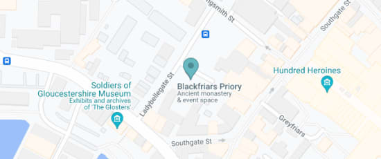 Blackfriars Priory, Ladybellegate Street, Gloucester, GL1 2HN