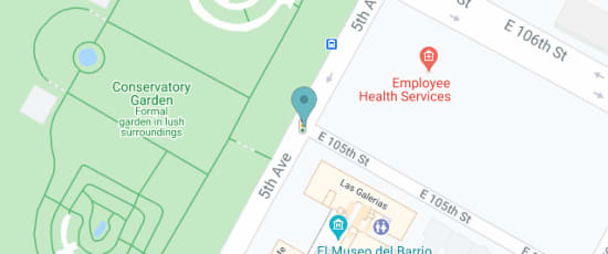 5th Ave and 105th St, Manhattan, 10029