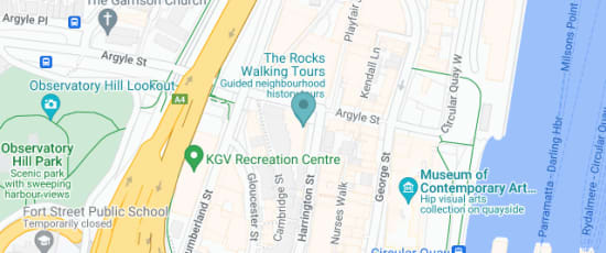 Cnr Argyle & Harrington Streets Shop 5 - Clocktower Square, The Rocks, 2000