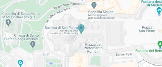 Piazza San Pietro, Città del Vaticano, 00120