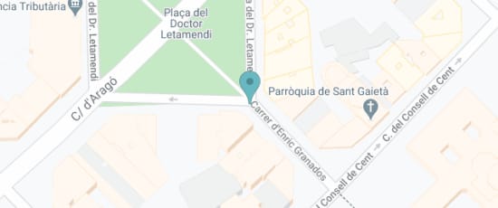 Plaça Dr. Letamendi, 1, 08007, 08007