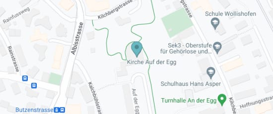 Wollishofen, Kirche Auf der Egg, 8038