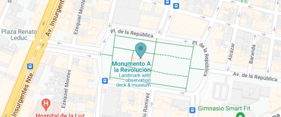Plaza de la República s/n, Tabacalera, Cuauhtémoc, 06030