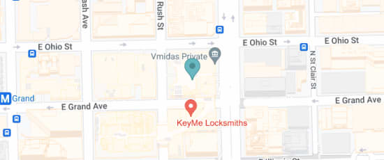 540 Michigan Avenue, Chicago. Enter at the corner of Ohio and Michigan Ave, 60611