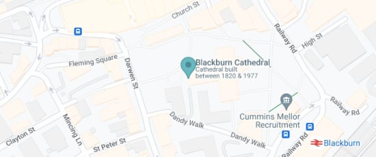 Cathedral Close, Blackburn BB1 5AA, United Kingdom, BB1 5AA