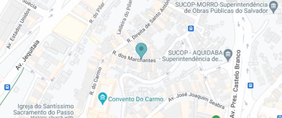 Rua dos Marchantes, 12 - Santo Antônio Além do Carmo, Salvador, 40301-430