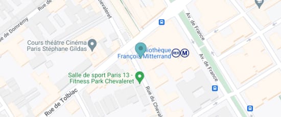 Devant la sortie numéro 1, 58 Rue du Chevaleret, Paris, France, 75013