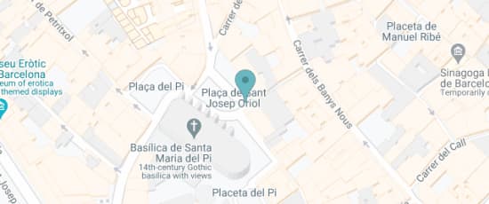 Plaça de Sant Josep Oriol,  08002, 08002