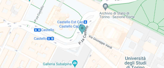 Piazza Castello, corner, Via Po, Torino, 10123