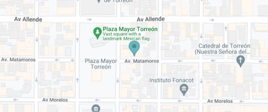 Avenida Matamoros 250, Primero de Cobián Centro, Torreón, 27000