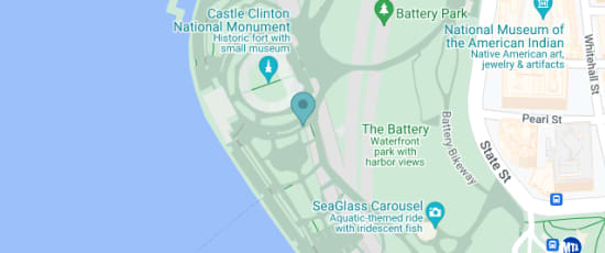 The Battery, South of Castle Clinton, New York, 10004