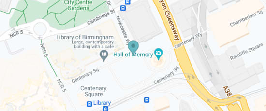 Centenary Square, Birmingham, B1 2ND