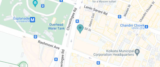 H972+MM4, Jawaharlal Nehru Road, Esplanade, Dharmatala, Taltala, Kolkata, 700072