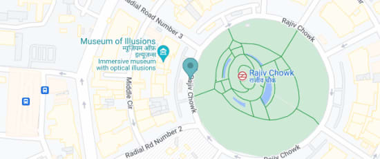 Rajiv Chowk, Block B, Connaught Place, New Delhi, 110001