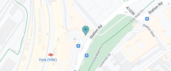 Station Rd, Bus stop RE, York, YO24 1AA