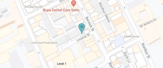 Berwick Street and Rupert Street, Soho, W1F 8TW